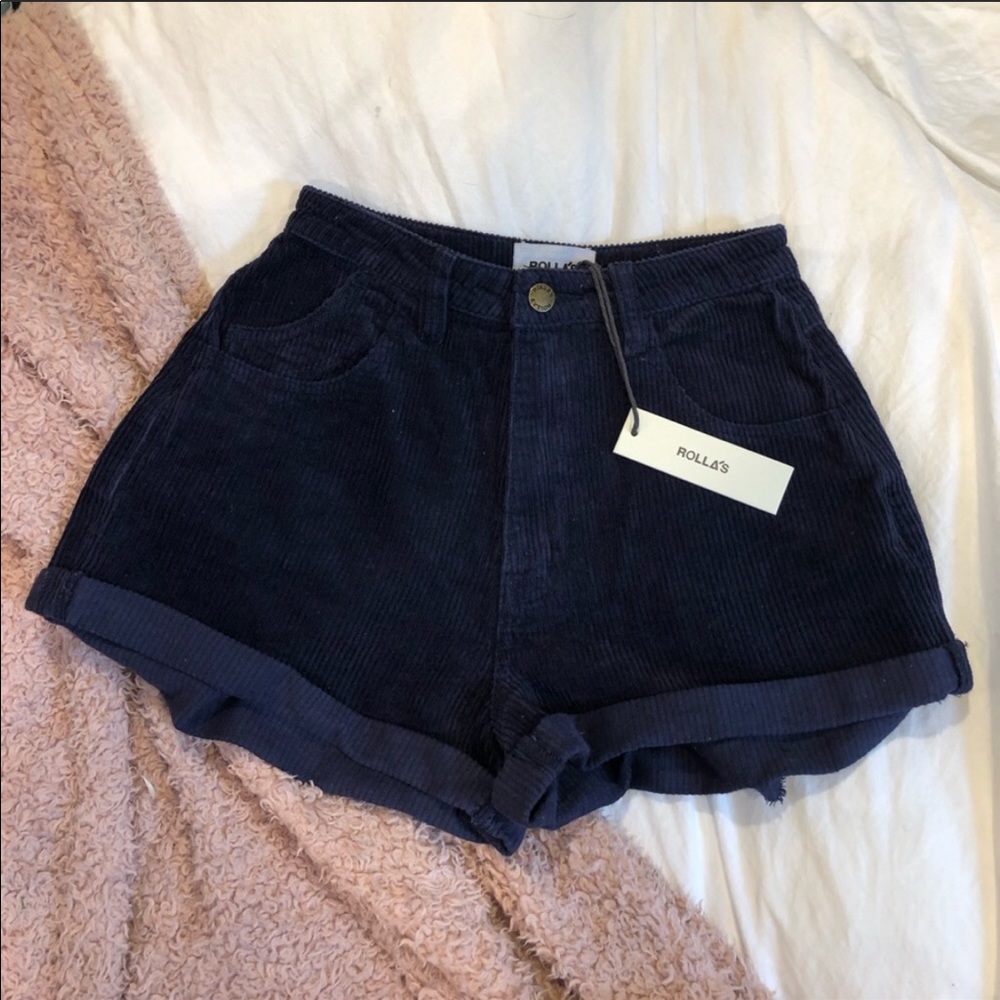 Rolla’s Dusters Short in Midnight Cord